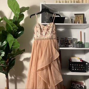 Dusty Pink Prom Dress